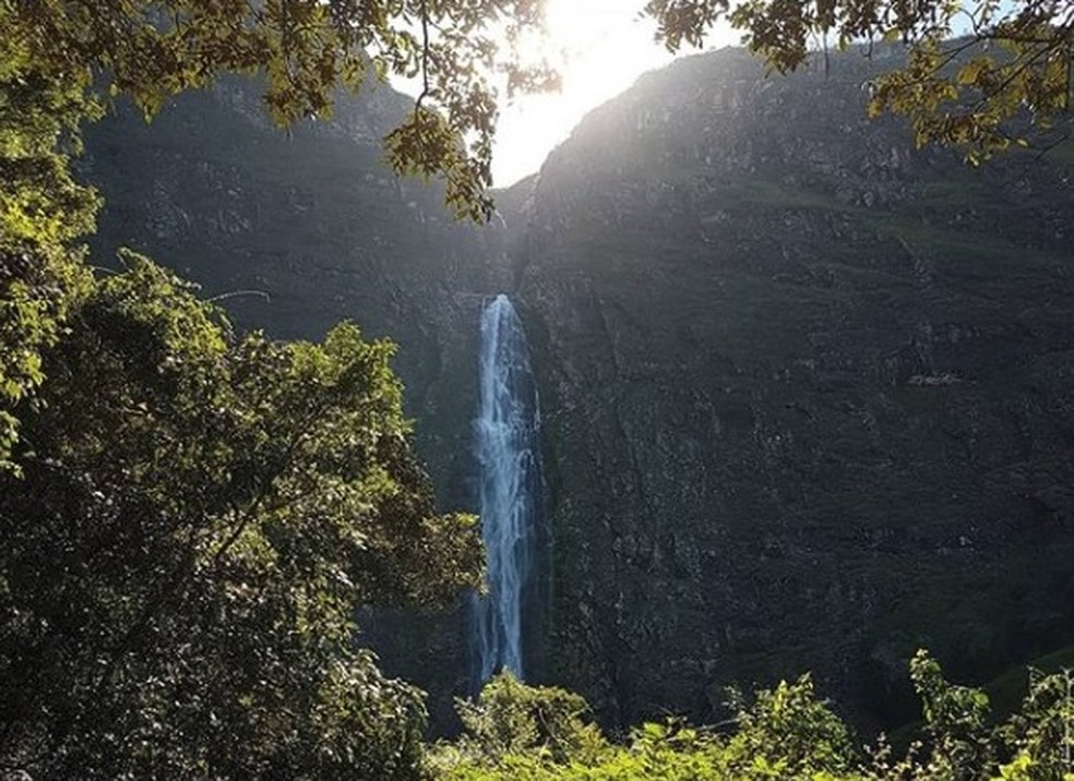 Cachoeira Casca D'Anta no Parque Nacional da Serra da Canastra, em SÃ£o Roque de Minas â Foto: Elon CÃ©sar Costa/Trip Canastra