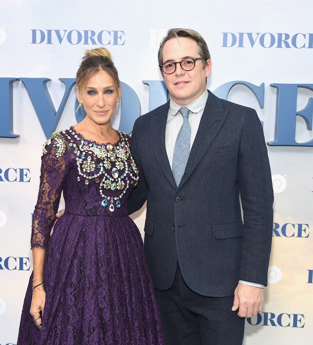 NEW YORK, NY - OCTOBER 04:  Sarah Jessica Parker and Matthew Broderick attend the "Divorce" New York Premiere at SVA Theater on October 4, 2016 in New York City.  (Photo by Jamie McCarthy/Getty Images) (Foto: Getty Images)