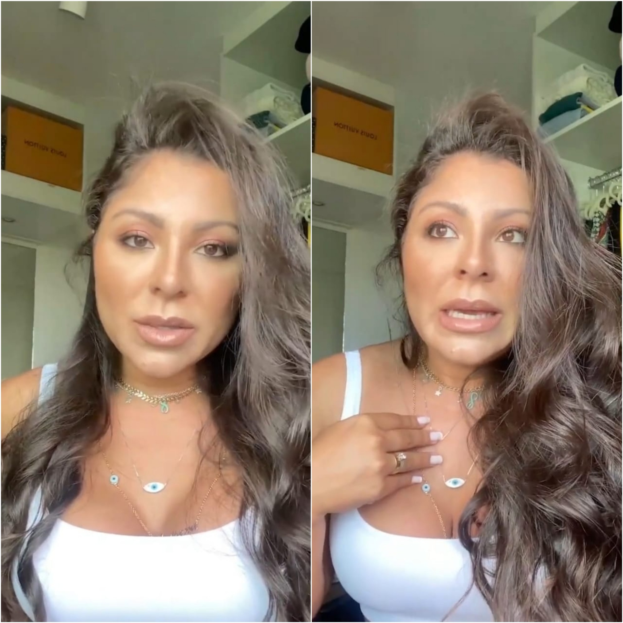 Em vídeo, Andressa Miranda afirma que não fez lipoaspiração, que emagreceu com o próprio esforço (Foto: Reprodução/Instagram)