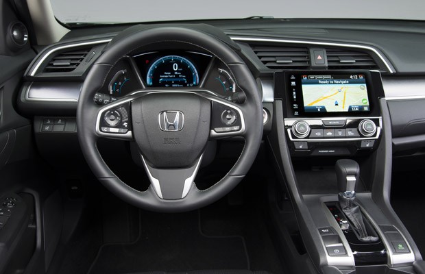 Honda Civic interior (Foto: Divulgação)