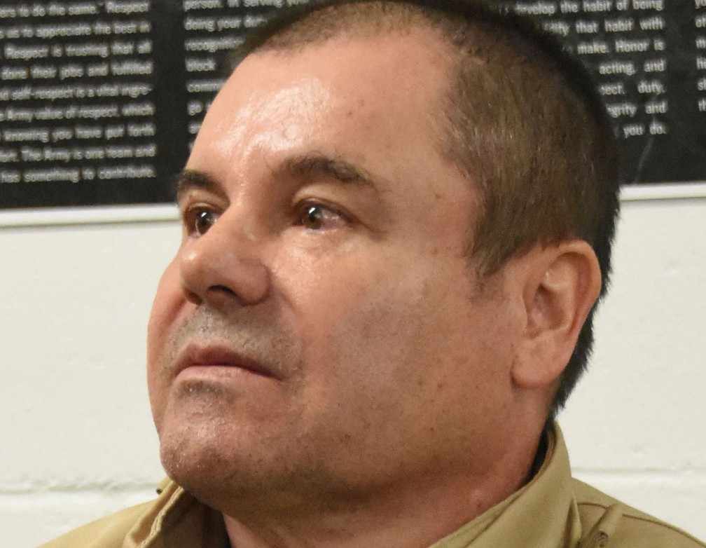  Joaquín 'El Chapo' Guzmán em foto de 19 de janeiro de 2017 — Foto: United States Drug Enforcement Administration via AP