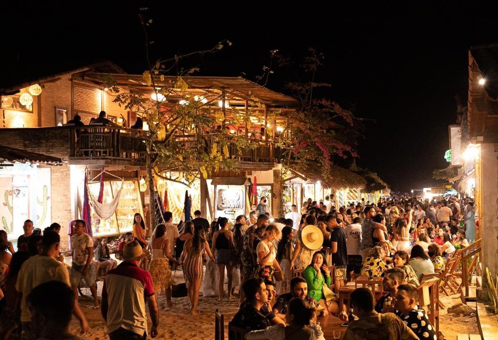 Casas de show de Jericoacoara são interditadas por realizarem eventos proibidos por decreto — Foto: Edson Silva/Arquivo pessoal