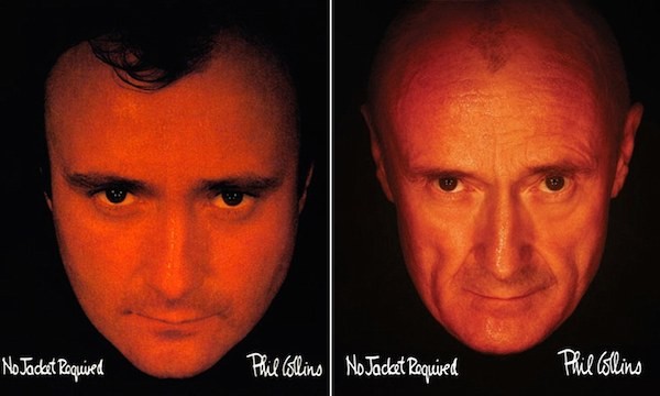 O cantor Phil Collins recriou as capas de alguns de seus clássicos (Foto: Reprodução)