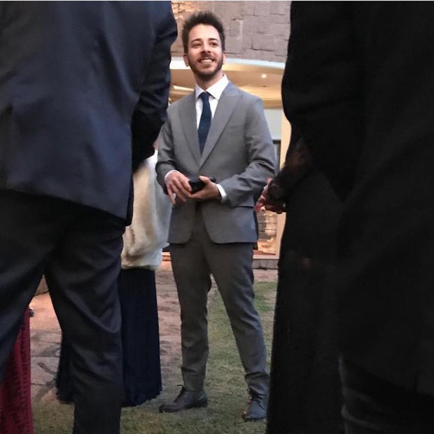 Junior Lima no casamento da prima, Aline Lima (Foto: Reprodução/Instagram)