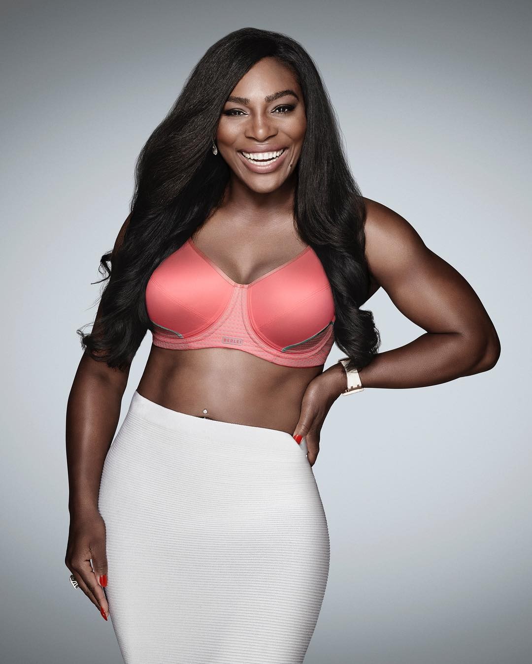 Serena Williams em campanha de lingerie (Foto: Reprodução/Instagram)