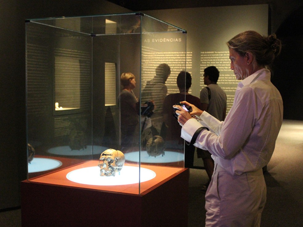 Centena de peças do sítio arqueológico estão expostas no Museu do Homem Americano na Serra da Capivara — Foto: Pedro Santiago/G1