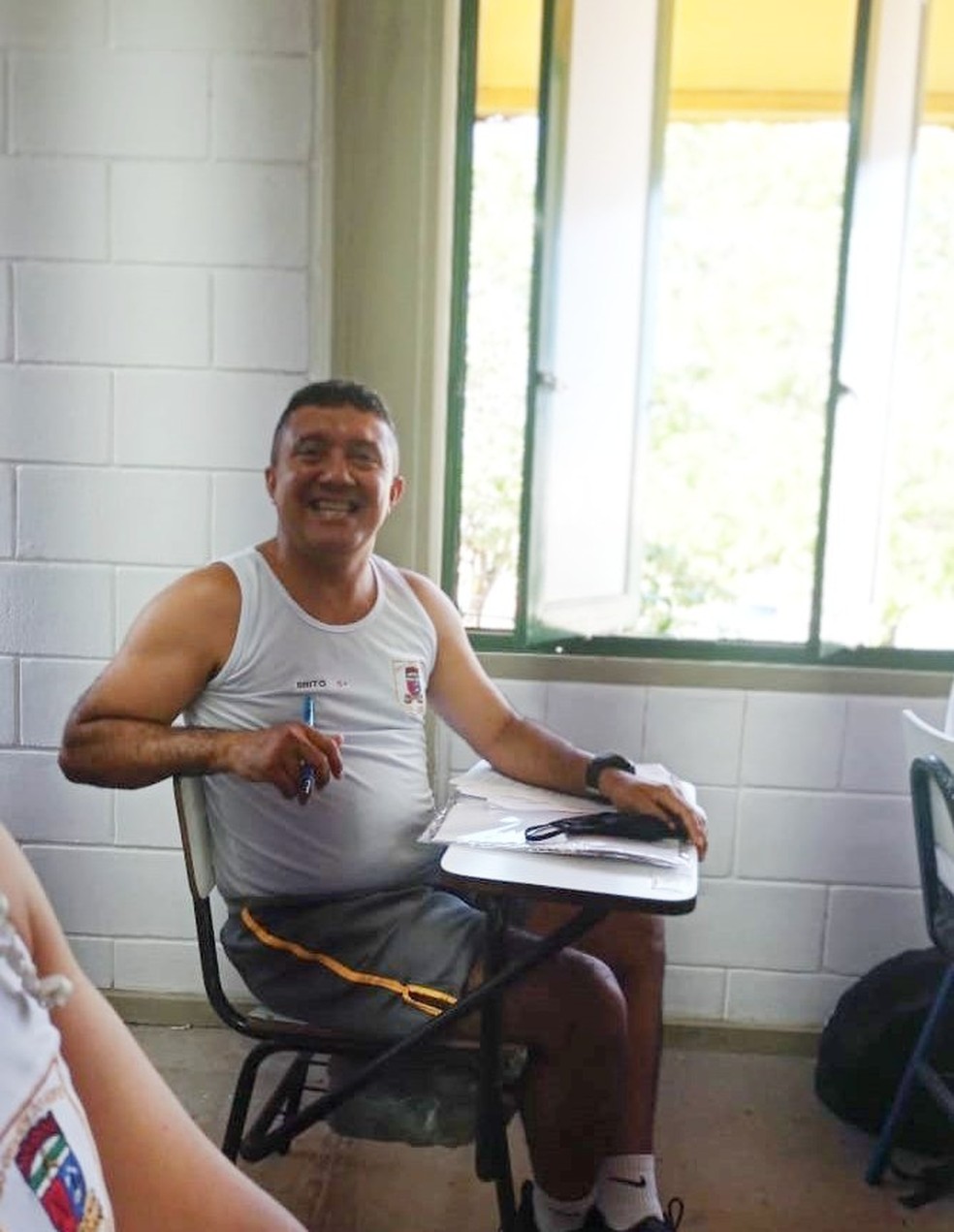 Sargento da PM Brito foi morto a tiros em tentativa de assalto em Natal. — Foto: Arquivo pessoal