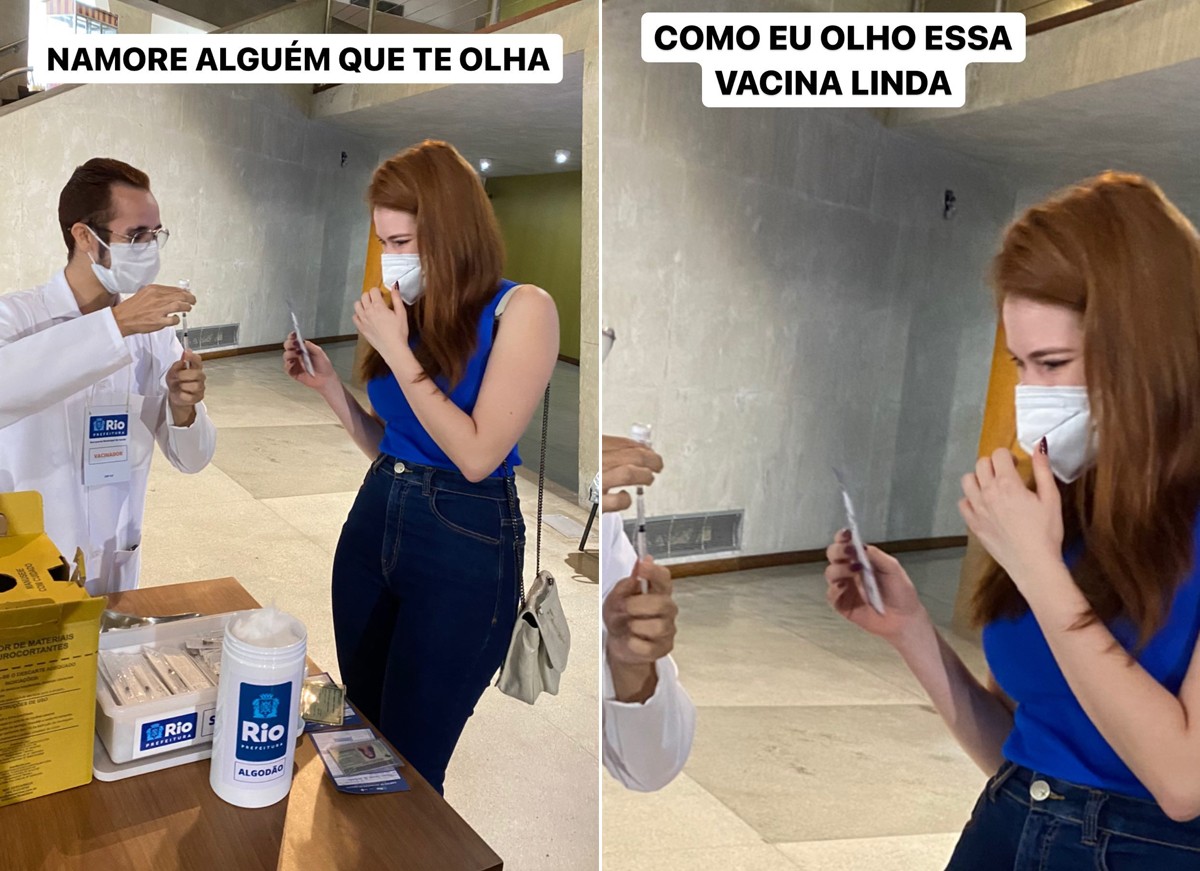 Ana Clara Lima se vacina contra a Covid e celebra na web (Foto: Reprodução / Instagram)