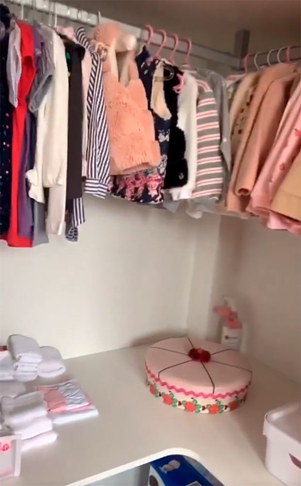 Closet de Sophia, filha de Mayra Cardi e Arthur Aguiar (Foto: Reprodução/Instagram)