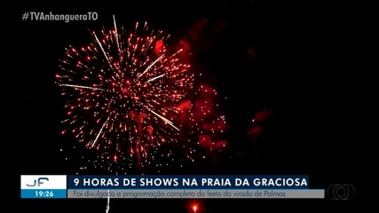 Prefeitura de Palmas divulga programação da festa da virada; confira