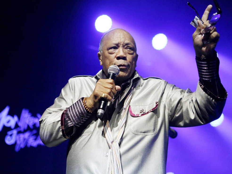 O produtor Quincy Jones — Foto: Pierre Albouy/Reuters