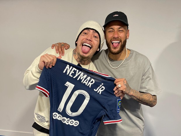 Whindersson Nunes e Neymar (Foto: Reprodução/Instagram)