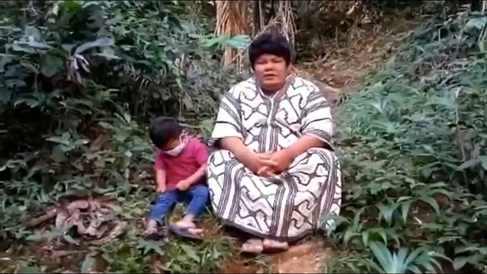 Liderança indígena faz apelo para que índios não saiam de aldeias no Acre para evitar contaminação pela Covid-19 — Foto: Aquivo pessoal