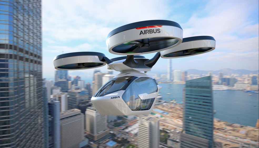 Airbus e Audi estão autorizadas pelo governo alemão a iniciar testes com carros voadores  (Foto: Divulgação/Airbus)