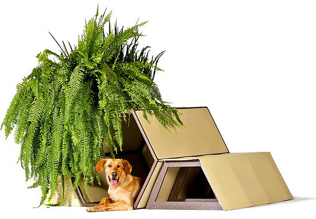 Taller 13 - Este modelo é multiuso. Serve como casinha de cachorro, sofá para humanos e, ainda, vaso para plantas (Foto: Divulgação Archdaily)