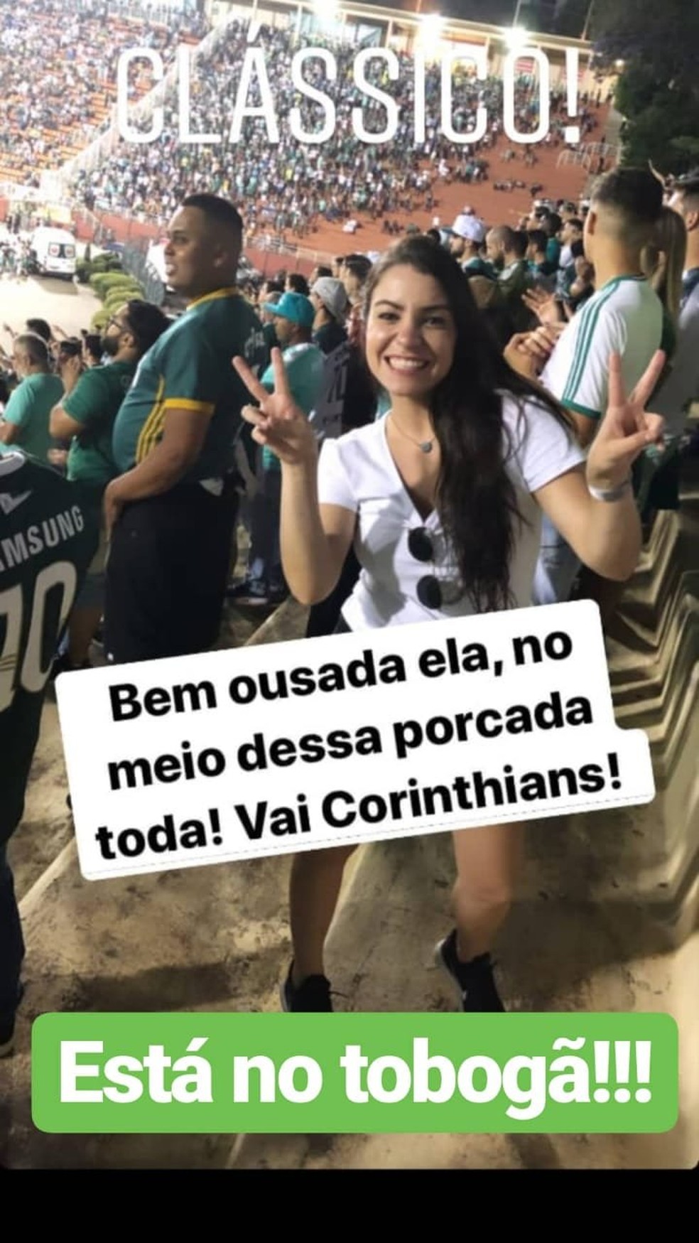 Video Suposta Torcedora Do Corinthians Infiltrada E Agredida Por Torcedoras Do Palmeiras Futebol Ge