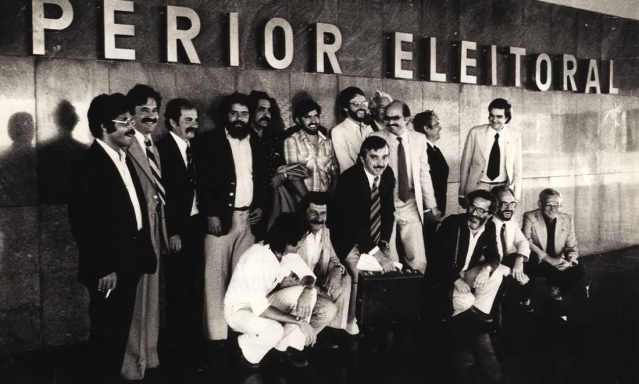 O Partido dos Trabalhadores é fundado no dia 10 de fevereiro de 1980, e reconhecido pelo TSE dois anos mais tarde — Foto: Fundação Perseu Abramo
