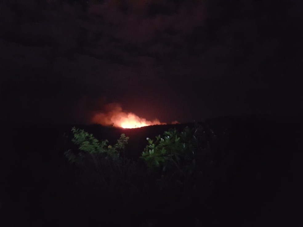Técnicos do ICMBio recebem alerta de incêndio no Parque Nacional da Chapada Diamantina — Foto: Arquivo Pessoal
