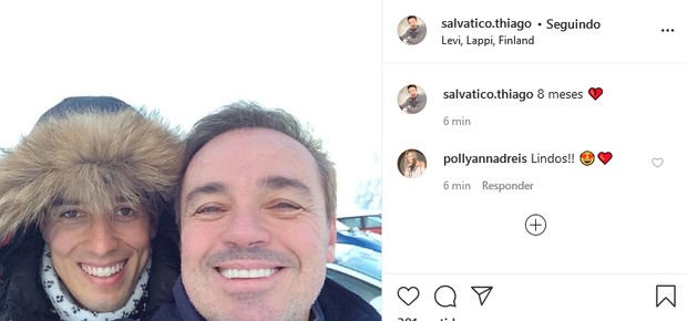 Thiago Salvático e Gugu (Foto: Reprodução/Instagram)