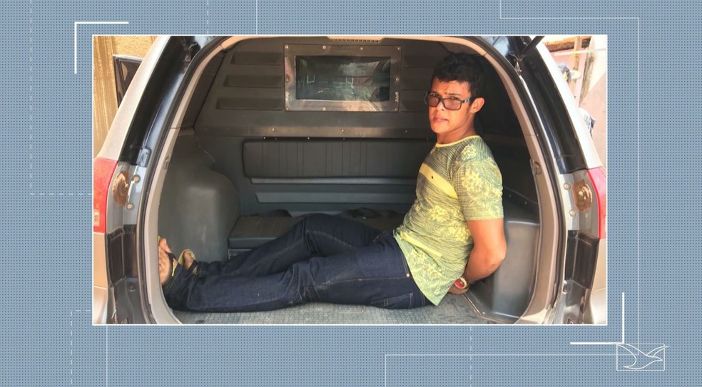 Valter Borges Ferreira foi preso por suspeita de traficar drogas em Imperatriz — Foto: Reprodução/TV Mirante