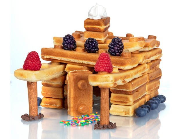 The World's First Building Brick Breakfast Waffle Makerhttps://www.kickstarter.com/projects/594005125/the-worlds-first-building-brick-waffle-maker?ref=project_linkCredit: Kickstarter (Foto: Divulgação)