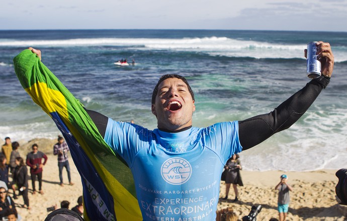 Adriano de Souza Mineirinho Margaret River mundial de surfe final  (Foto: WSL)