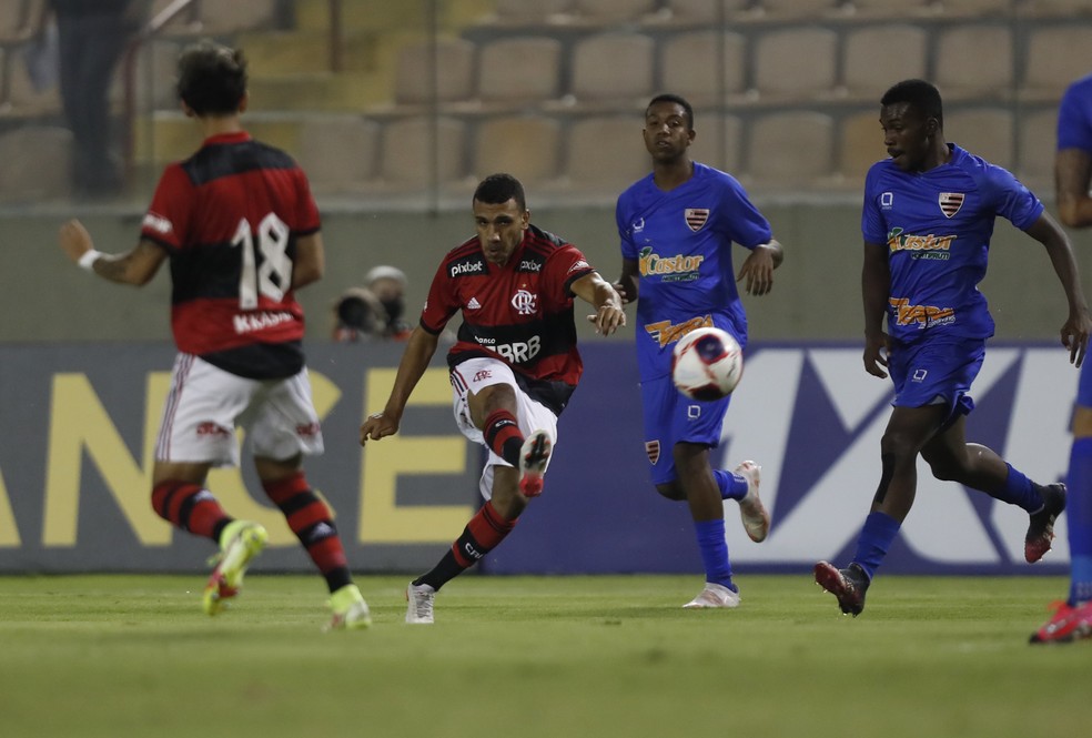 Petterson disputou a Copinha 2022 e no ano passado fez o gol do título do Brasileiro sub-17 contra o Vasco — Foto: Gilvan de Souza/Flamengo