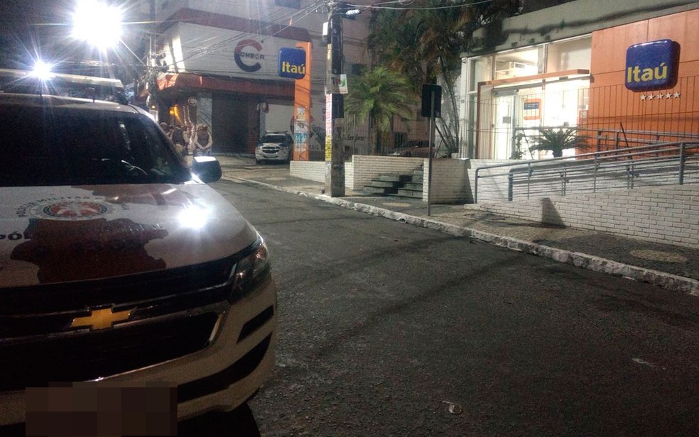 Caso aconteceu em agência bancária de Camaçari, na região metropolitana de Salvador (Foto: SSP/ Divulgação)