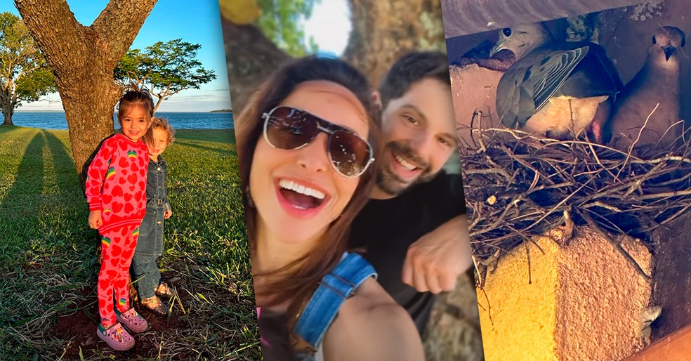Sabrina Sato curtindo sua fazenda ao lado da família — Foto: Instagram