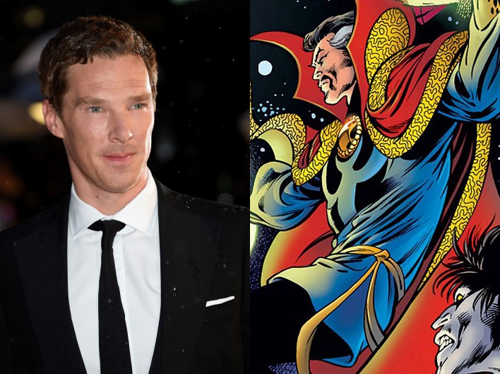 Benedict Cumberbatch pode ser o Doutor Estranho. (Foto: Getty Images/ Divulgação Marvel)