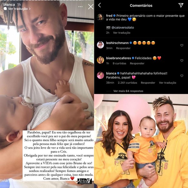 Posts de Bianca Andrade, mãe do filho de Fred (Foto: Reprodução/Instagram)