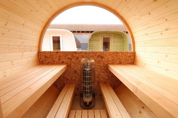 Kit sauna da BZB Cabins and Outdoors (Foto: Divulgação)