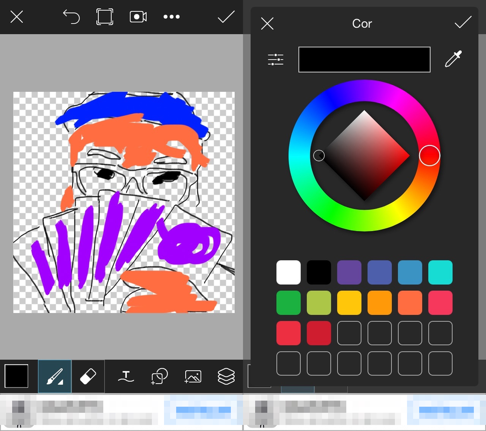 Como desenhar na foto pelo PicsArt para Android e iPhone (Foto: Reprodução/Felipe Vinha)