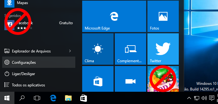 Descubra como se livrar dos apps sugeridos no Windows 10 (Foto: Reprodução/Edivaldo Brito)