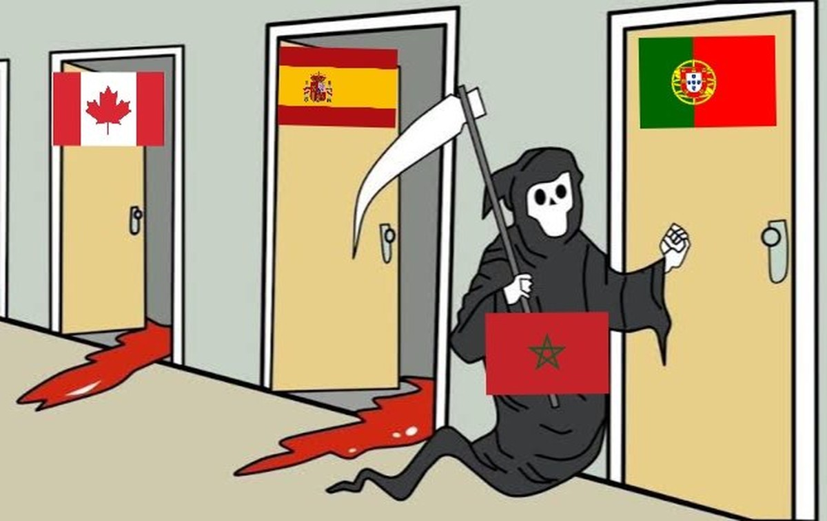 Portugal é eliminado da Copa após perder para Marrocos; veja memes