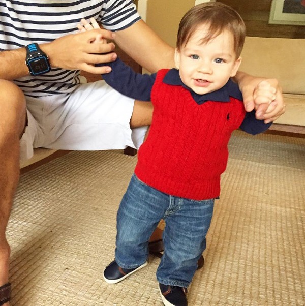 Antonio comemora dois anos de idade nesta segunda-feira  (Foto: Reprodução / Instagram)