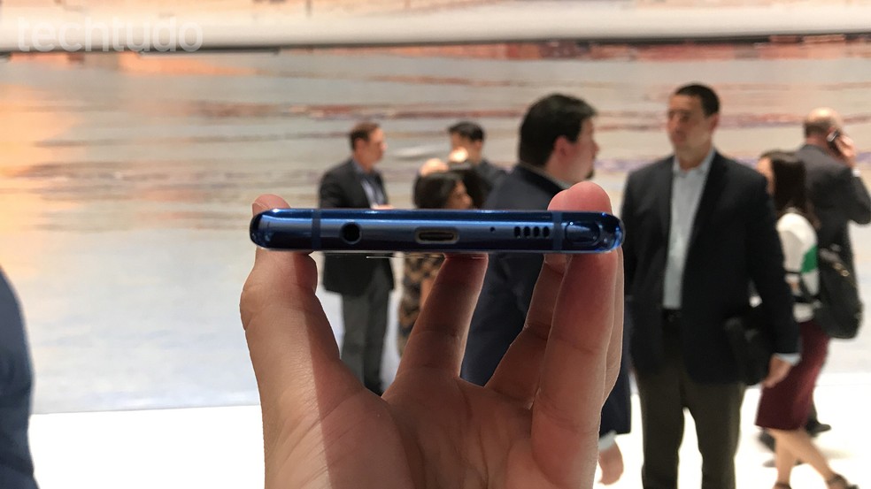 Detalhe do Galaxy Note 8 (Foto: Thássius Veloso/TechTudo)