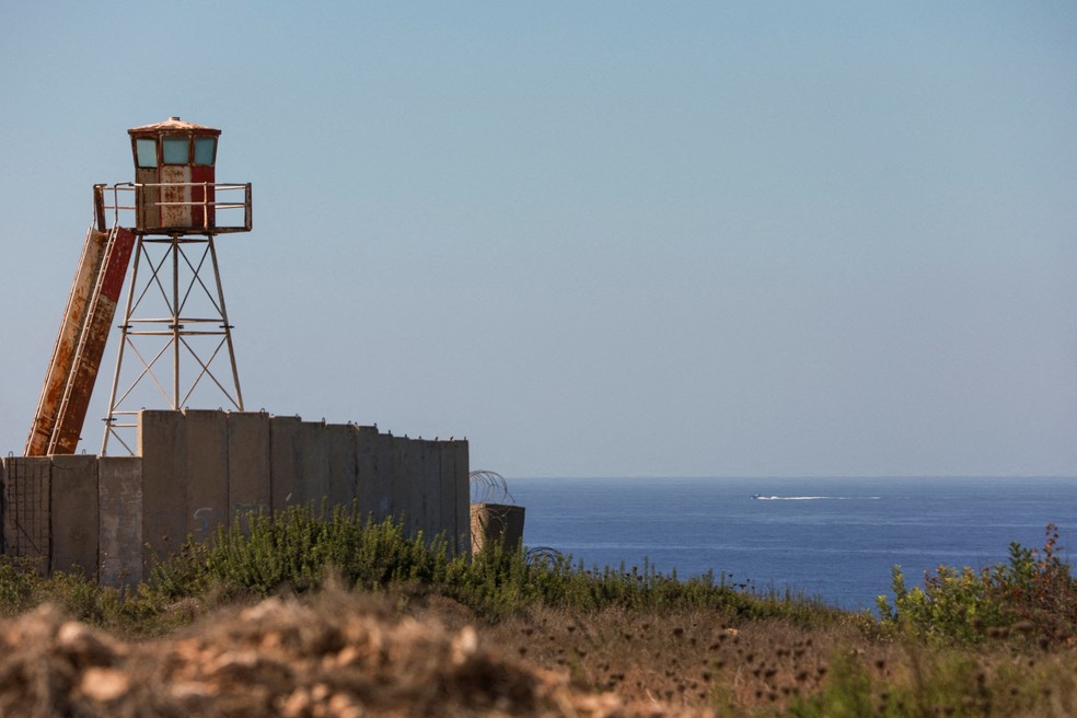 Base militar libanesa abandonada próximo à fronteira com Israel — Foto: Aziz Taher/Arquivo/REUTERS