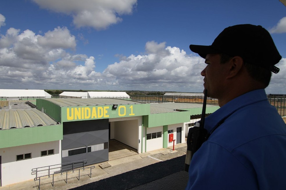 Unidade I do Centro Integrado de Ressocialização de Itaquitinga, em Pernambuco, foi inaugurada nesta segunda (8) (Foto: Hélia Scheppa/SEI/Divulgação)