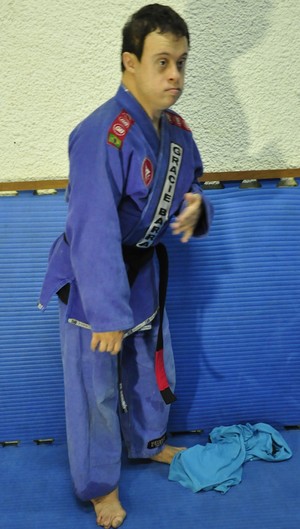Fabricio Galvão athlete with Down syndrome (Photo: Robson Boamorte)