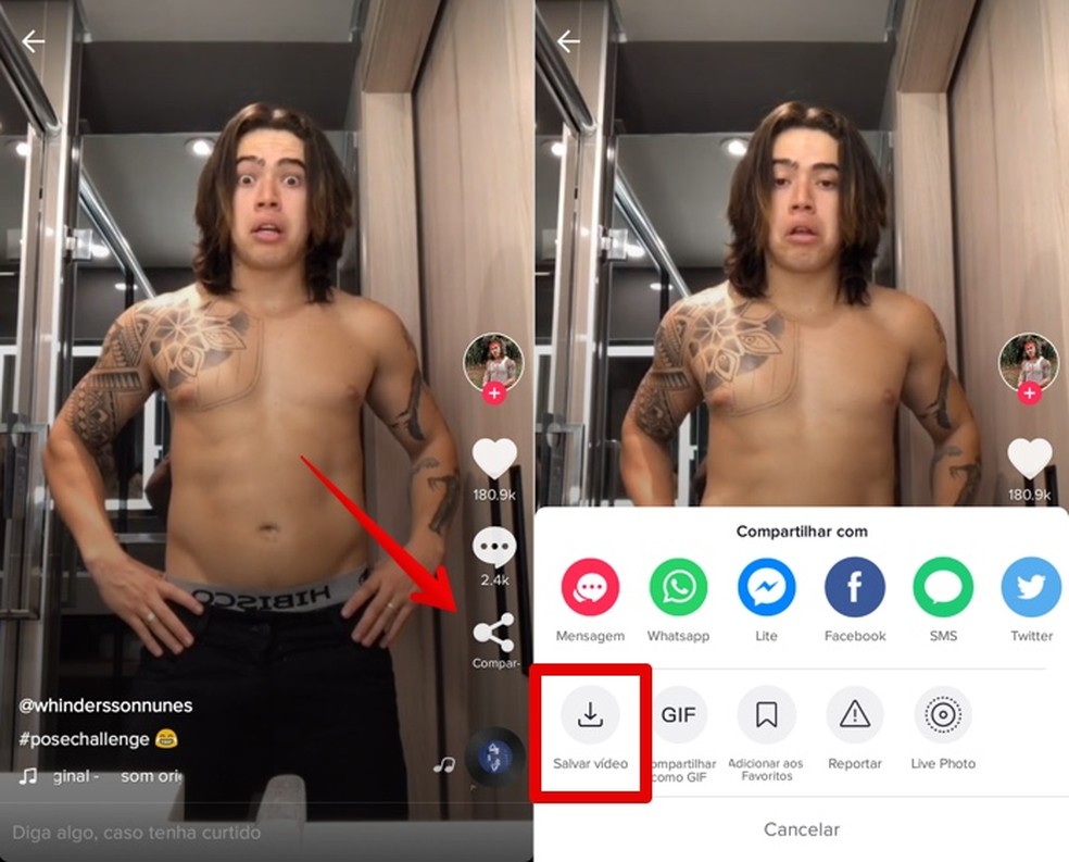 Como Salvar Videos Do Tiktok No Celular Android Audio E Video Techtudo