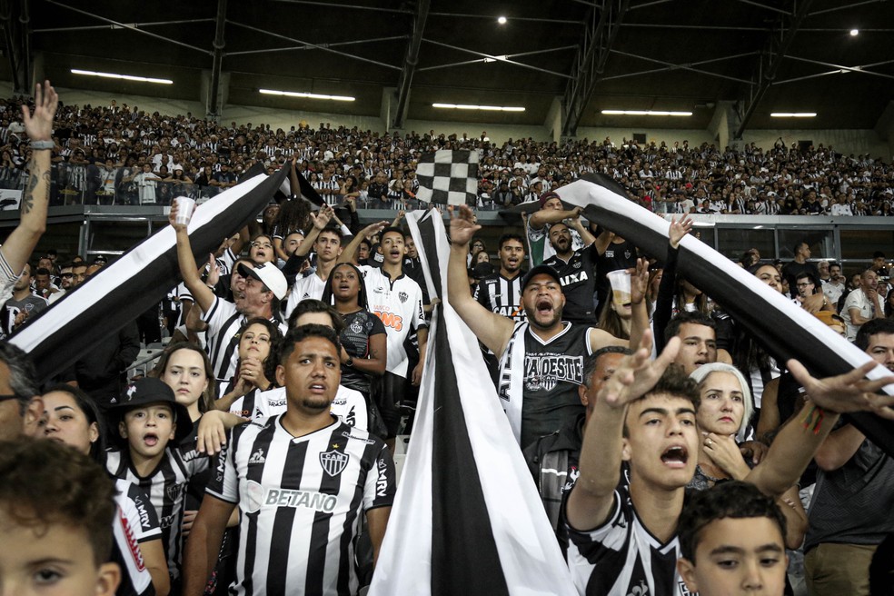Torcida do Atlético-MG no Mineirão — Foto: Bruno Sousa/Atlético-MG