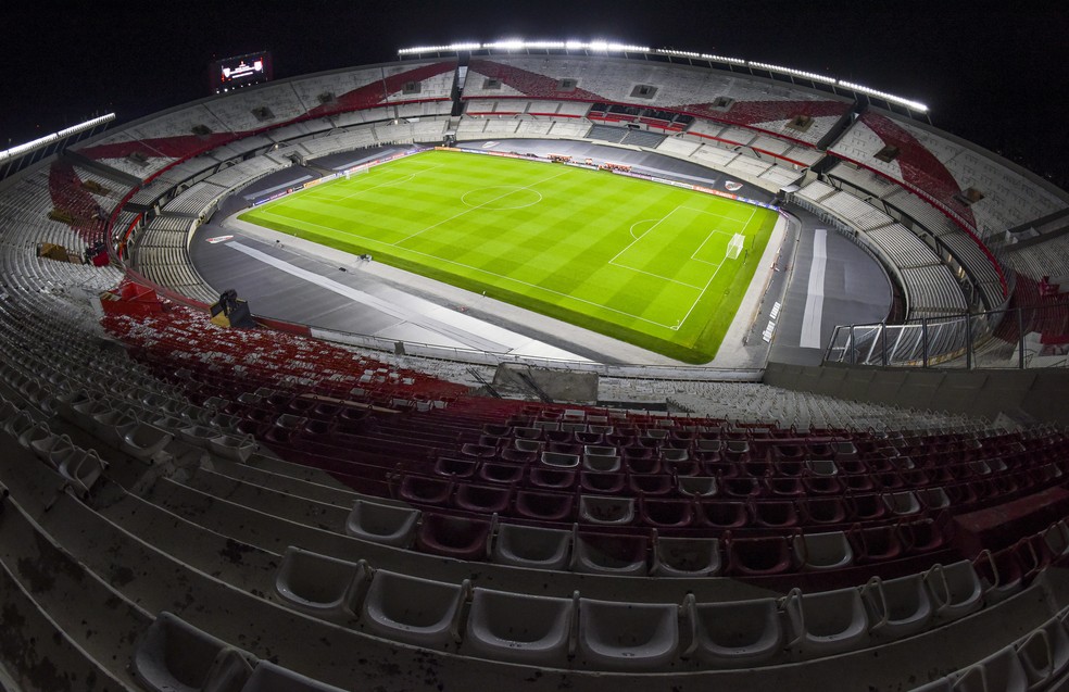 Monumental de Nuñez é, a princípio, o palco de River Plate x Fluminense na próxima terça — Foto: Staff Images / CONMEBOL