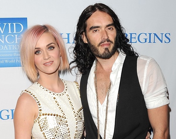 Katy Perry e Russell Brand em 2011 (Foto: Getty Images)
