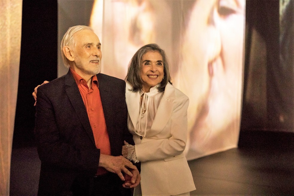Francisco Cuoco e Betty Faria relembram carreira no especial '70 Anos Esta Noite' — Foto: Globo
