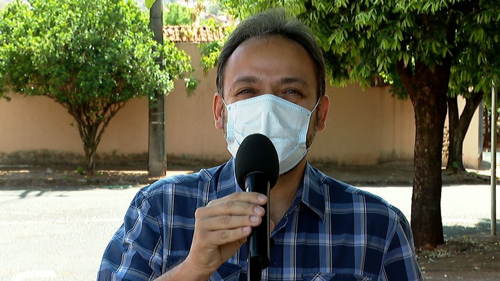 Rodrigo Junqueira, candidato do PSL à Prefeitura de Ribeirão Preto (SP) — Foto: Reprodução / EPTV