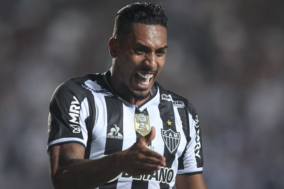 F�bio Gomes celebra gol pelo Atl�tico-MG contra o Brasiliense � Foto: Pedro Souza/Atl�tico-MG 