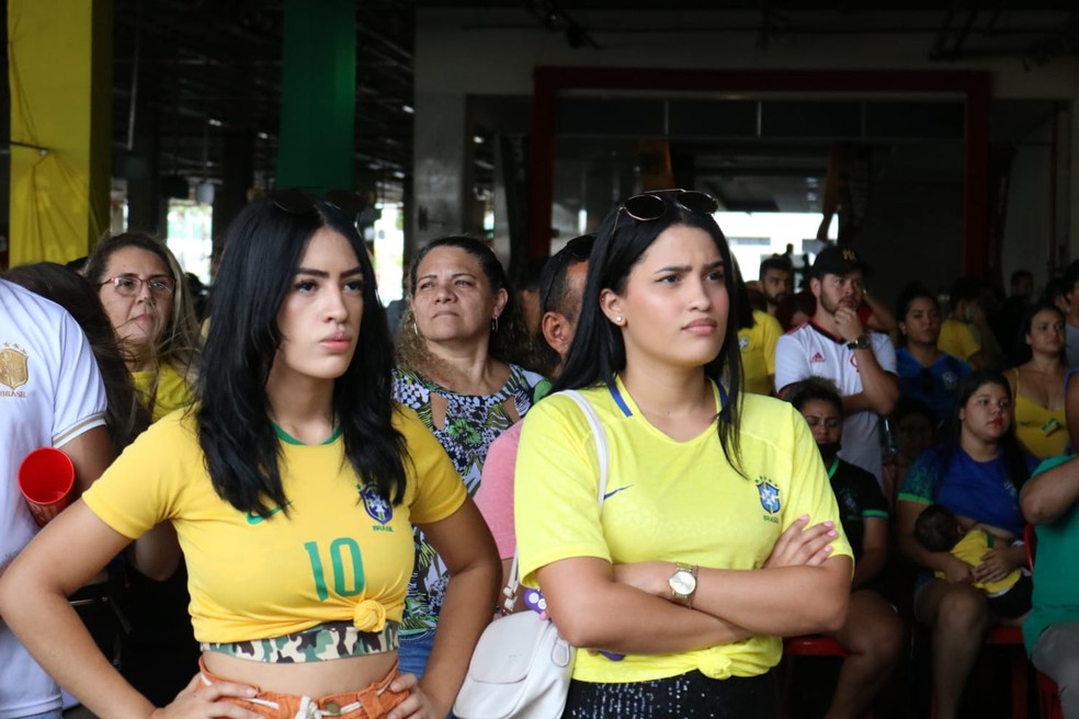 Piauienses lamentam derrota do Brasil na Copa do Mundo — Foto: Pablo Cavalcante /gepi