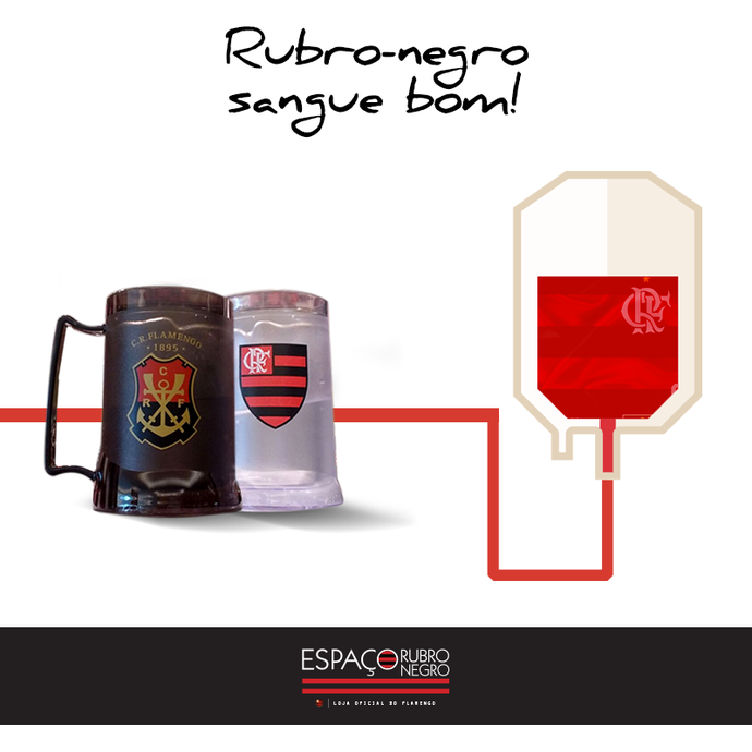 Lojas do Fla incentivam campanha com brindes para doadores de sangue