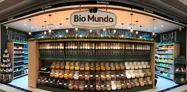 Modelo de loja da Bio Mundo que estará nos hipermercados Extra (Foto: Divulgação)